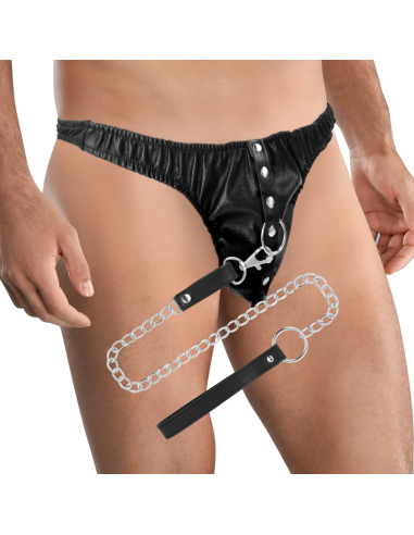 DARKNESS TANGA DE SUMISION CON CADENA METAL