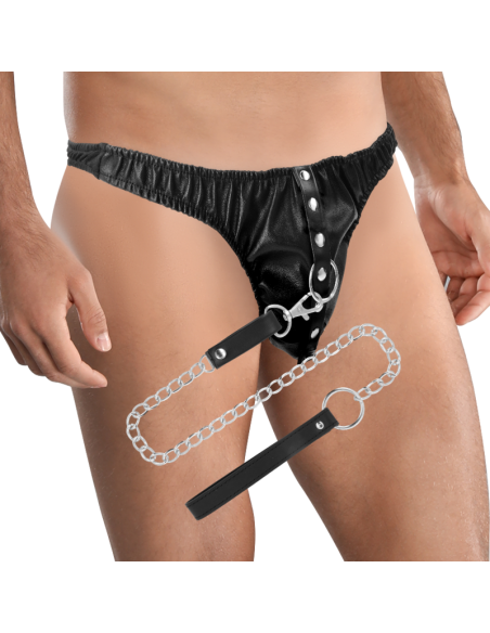 DARKNESS TANGA DE SUMISION CON CADENA METAL DARKNESS TANGA DE SUMISION CON CADENA METAL