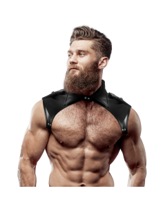 FETISH SUBMISSIVE ATTITUDE ARNES BRIGADE AJUSTABLE ECOPIEL CUELLO HOMBRE