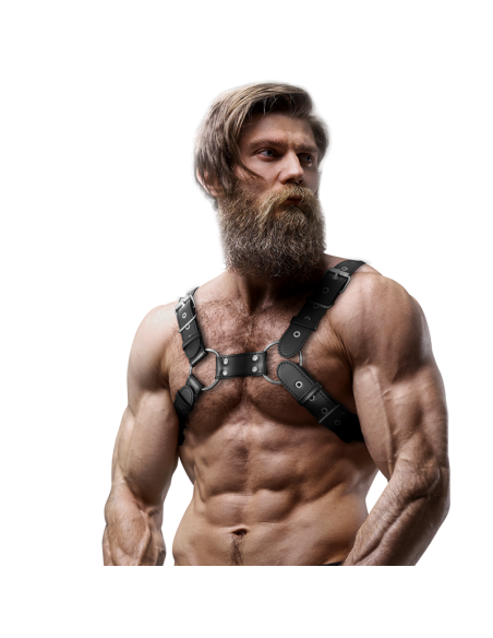 FETISH SUBMISSIVE ATTITUDE ARNES BULLDOG AJUSTABLE ECOPIEL PECHO HOMBRE FETISH SUBMISSIVE ATTITUDE ARNES BULLDOG AJUSTABLE ECOPIEL PECHO HOMBRE