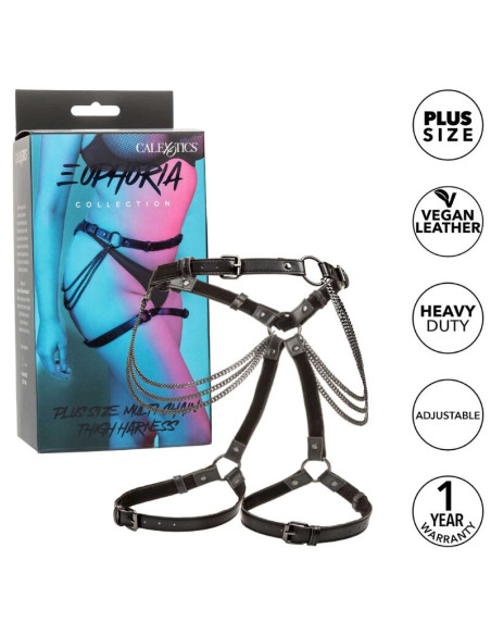 CALEXOTICS EUPHORIA ARNES DE MUSLO CADENA TALLA GRANDE CALEXOTICS EUPHORIA ARNES DE MUSLO CADENA TALLA GRANDE