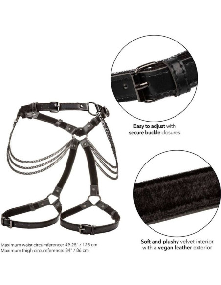 CALEXOTICS EUPHORIA ARNES DE MUSLO CADENA TALLA GRANDE CALEXOTICS EUPHORIA ARNES DE MUSLO CADENA TALLA GRANDE