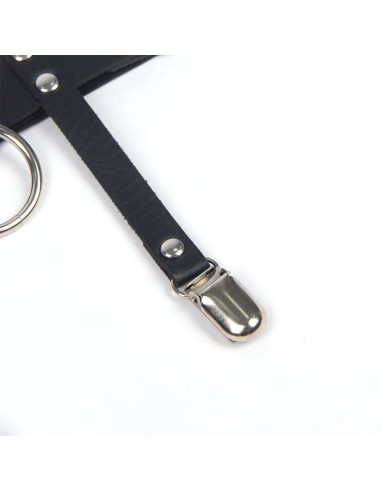 SUBBLIME 953744 LIGA PUNK DE CUERO AJUSTABLE NEGRO TALLA UNICA