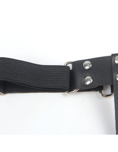 SUBBLIME 953744 LIGA PUNK DE CUERO AJUSTABLE NEGRO TALLA UNICA