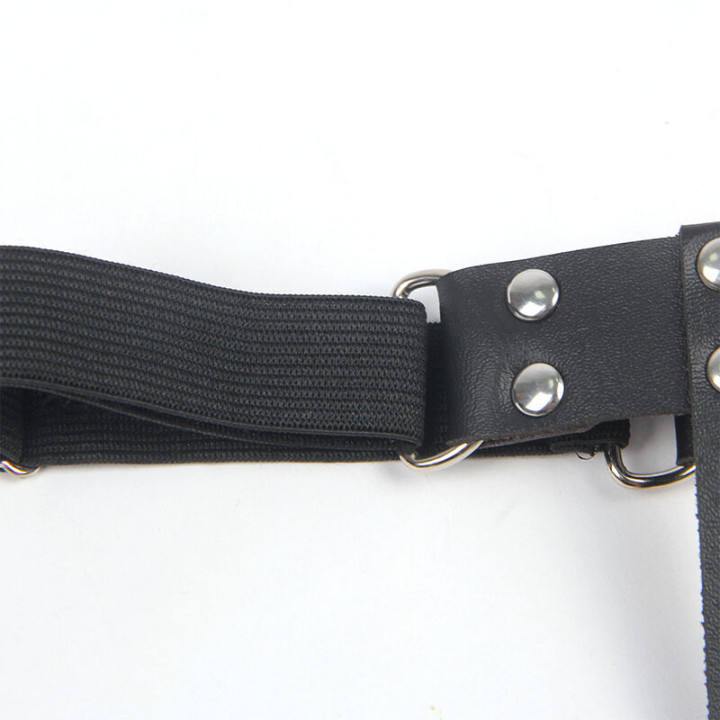 SUBBLIME 953744 LIGA PUNK DE CUERO AJUSTABLE NEGRO TALLA UNICA