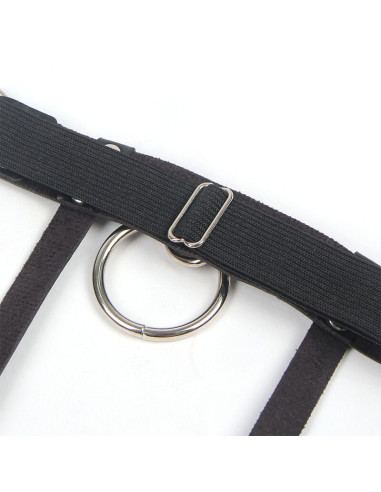 SUBBLIME 953744 LIGA PUNK DE CUERO AJUSTABLE NEGRO TALLA UNICA