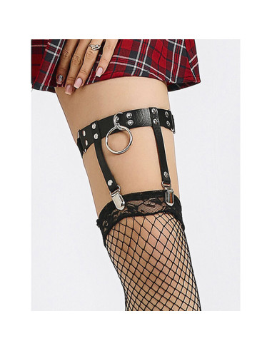 SUBBLIME 953744 LIGA PUNK DE CUERO AJUSTABLE NEGRO TALLA UNICA