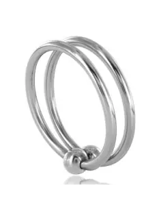 METAL HARD DOUBLE GLANS RING 28MM