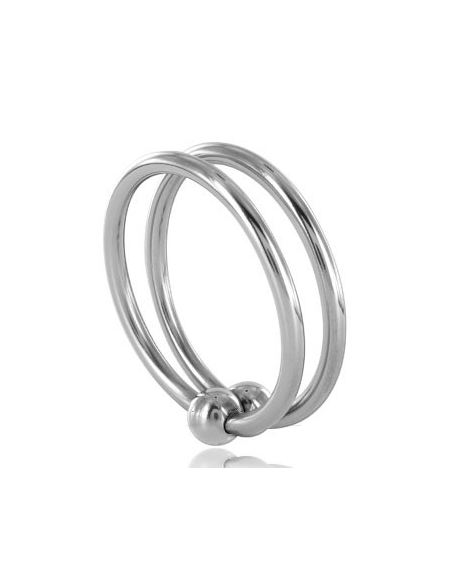 METAL HARD DOUBLE GLANS RING 32MM METAL HARD DOUBLE GLANS RING 32MM