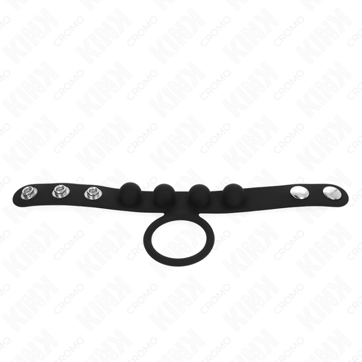 KINK ANILLO PENE CUERO 35 CM CON CIERRE A PRESION 23 X 2 CM
