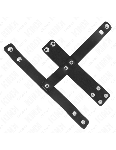 KINK ANILLO JAULA PENE CUERO CON DIVISOR DE BOLAS AJUSTABLE KINK ANILLO JAULA PENE CUERO CON DIVISOR DE BOLAS AJUSTABLE