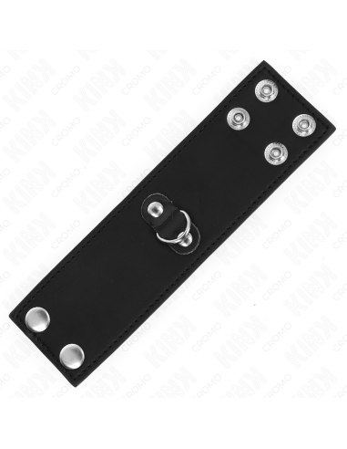 KINK ANILLO PENE CUERO CON CIERRE A PRESION 18 X 5 CM