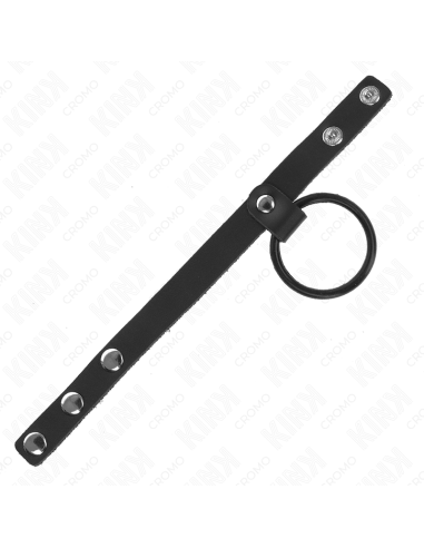 KINK ANILLO PENE SILICONA 38 CM Y DIVISOR DE BOLAS CUERO 22 X 15 CM