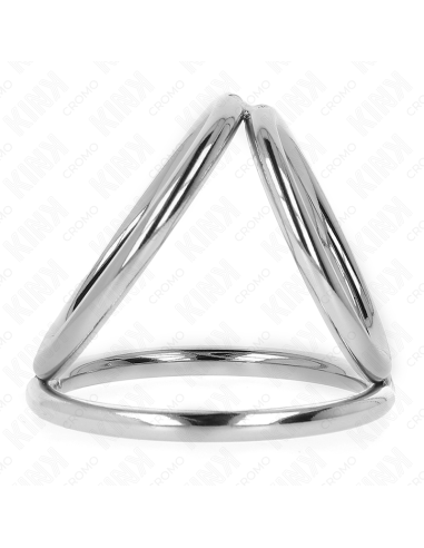 KINK ANILLO PENE TRIPLE METAL CROMADO 32 CM A 45 CM
