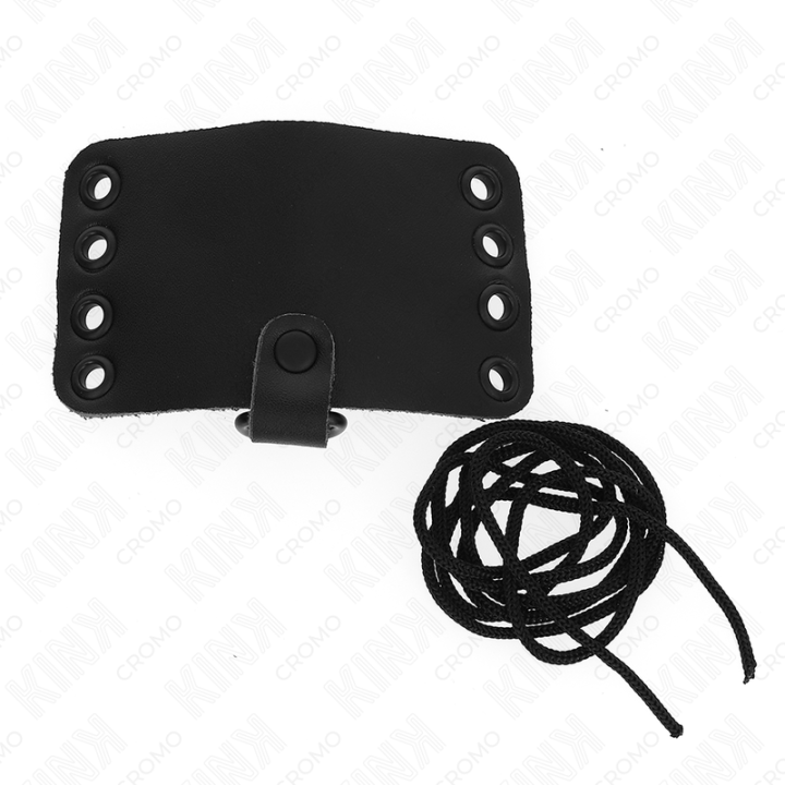 KINK ANILLO PENE CUERO CON CIERRE DE ENCAJE Y CORDONES