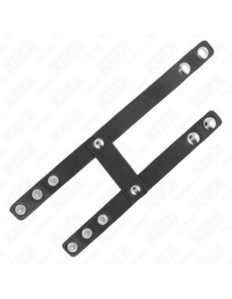 KINK ANILLO PENE DOBLE POLIPIEL AJUSTABLE KINK ANILLO PENE DOBLE POLIPIEL AJUSTABLE