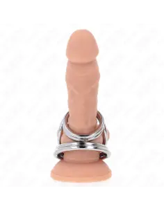 KINK ANILLO PENE TRIPLE METAL CROMADO 38 CM A 5 CM MODELO 1 2