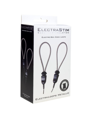 ELECTRASTIM ELECTRALOOPS E STIM ANILLOS METALICOS AJUSTABLES PARA EL PENE