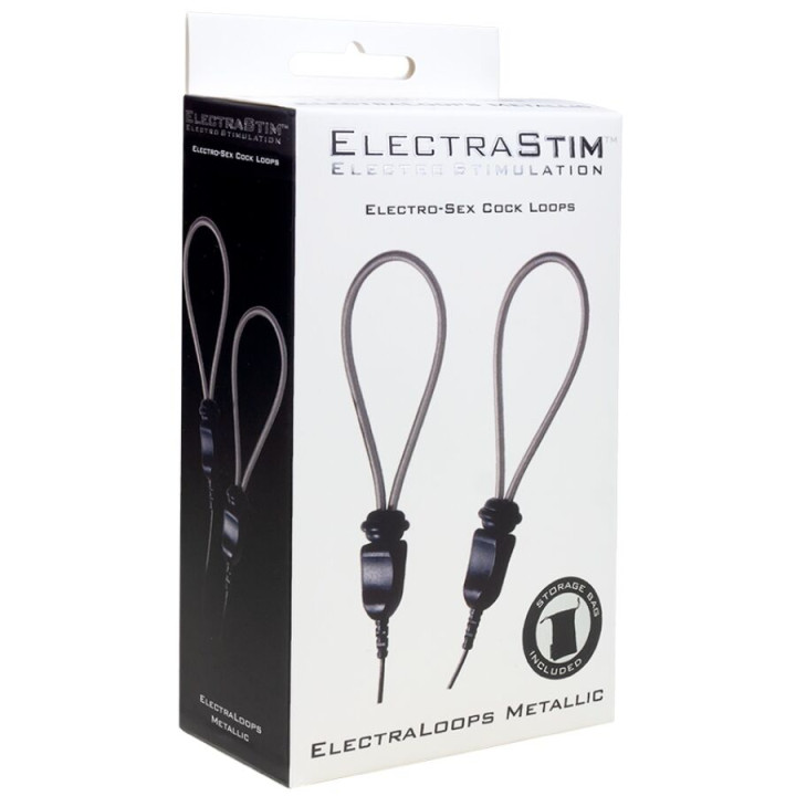 ELECTRASTIM ELECTRALOOPS E STIM ANILLOS METALICOS AJUSTABLES PARA EL PENE