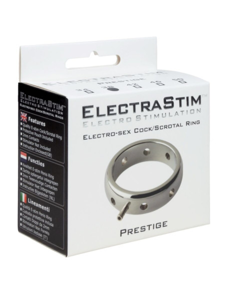 ELECTRASTIM PRESTIGE ANILLO ELECTROMAGNETICO DE METAL PARA EL PENE 46 MM ELECTRASTIM PRESTIGE ANILLO ELECTROMAGNETICO DE METAL PARA EL PENE 46 MM