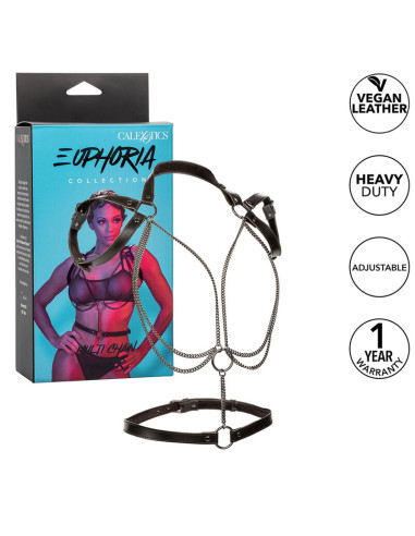 CALEXOTICS EUPHORIA ARNES ESTILO CABESTRO CON MULTIPLES CADENAS PREMIUM