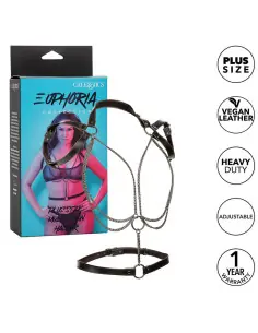 CALEXOTICS EUPHORIA ARNES ESTILO CABESTRO CON MULTIPLES CADENAS PREMIUM TALLA PLUS 2