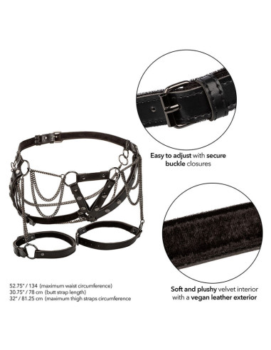 CALEXOTICS EUPHORIA ARNES DE MUSLO CON CADENAS PREMIUM TALLA PLUS