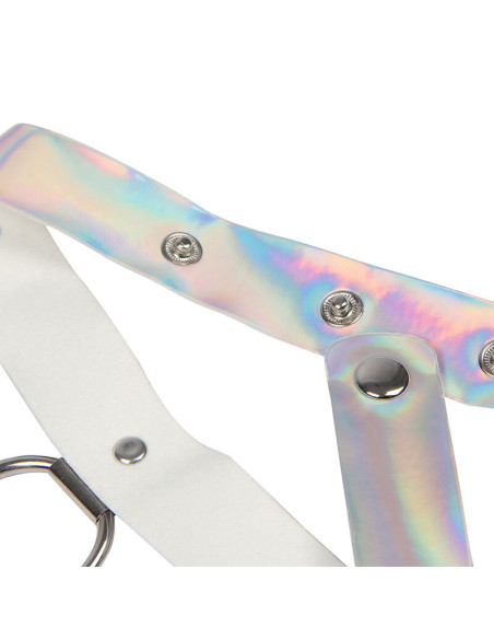 SUBBLIME 953737 ARNES DE PECHO CON ANILLOS Y CADENAS PLATA TALLA UNICA