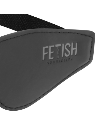 FETISH SUBMISSIVE ANTIFAZ CUERO VEGANO CON FORRO DE NEOPRENO