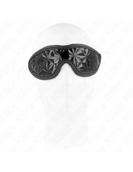 KINK VENDA CON PATRON DE DIAMANTES NEGRO 205 x 6 CM KINK VENDA CON PATRON DE DIAMANTES NEGRO 205 x 6 CM