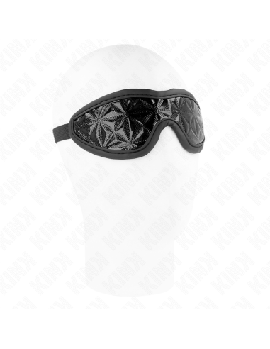 KINK VENDA CON PATRON DE DIAMANTES NEGRO 205 x 6 CM