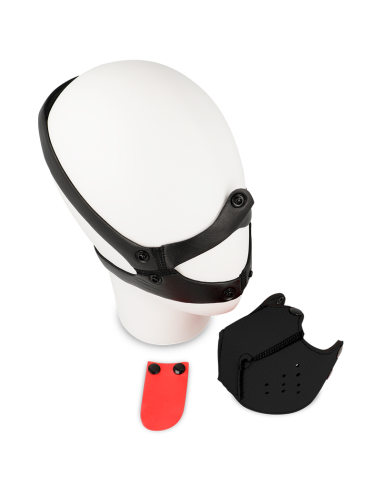 OHMAMA FETISH BOZAL PERRO NEGRO