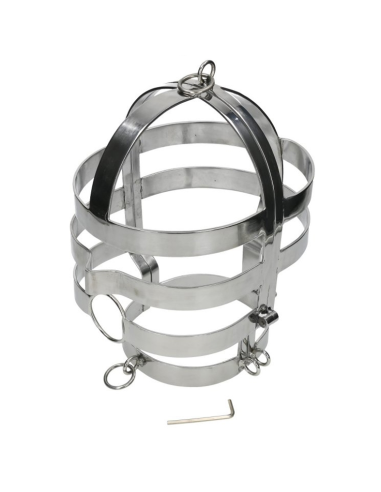 METAL HARD MASCARA CON COLLAR ACERO