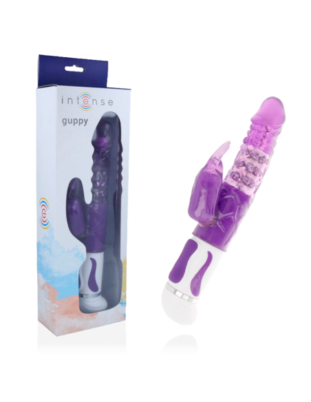 INTENSE GUPPY VIBRADOR ROTADOR LILA