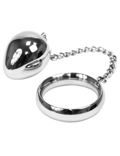 METAL HARD COCK RING 50MM CADENA CON BOLA METAL 2