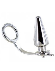 METAL HARD ANILLO ACERO CON PLUG ANAL 45 X 50MM