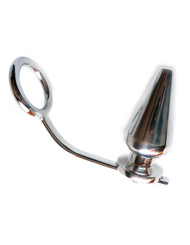 METAL HARD ANILLO ACERO CON PLUG ANAL 45 X 50MM