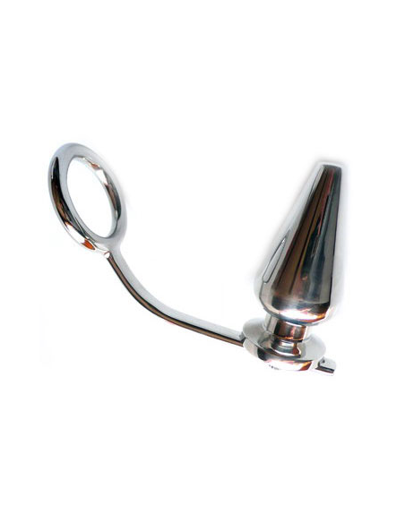 METAL HARD ANILLO ACERO CON PLUG ANAL 45 X 50MM METAL HARD ANILLO ACERO CON PLUG ANAL 45 X 50MM