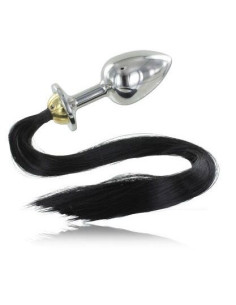 METAL HARD PLUG ANAL ACERO CON COLA 889CM