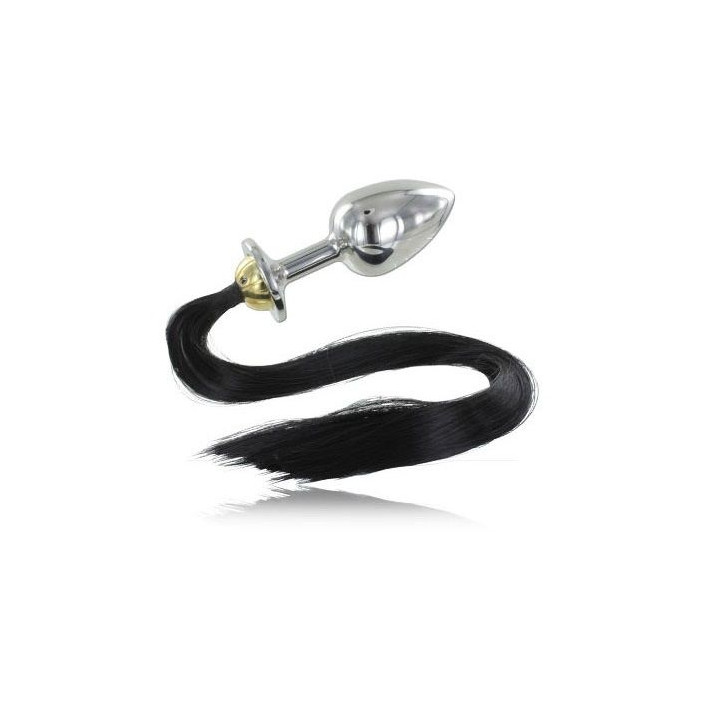 METAL HARD PLUG ANAL ACERO CON COLA 889CM