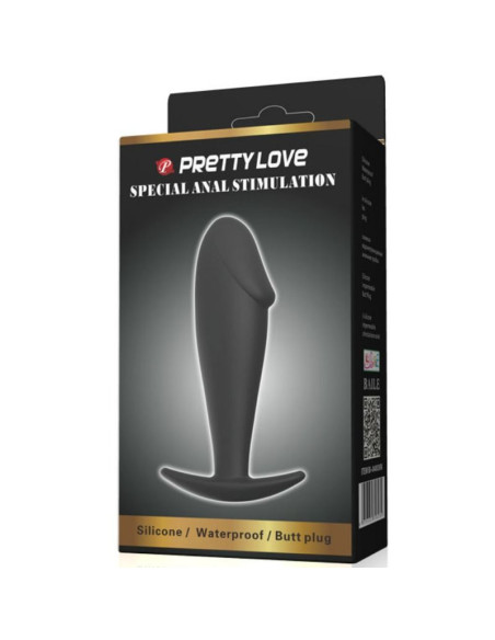 PRETTY LOVE PLUG ANAL SILICONA FORMA PENE NEGRO PRETTY LOVE PLUG ANAL SILICONA FORMA PENE NEGRO
