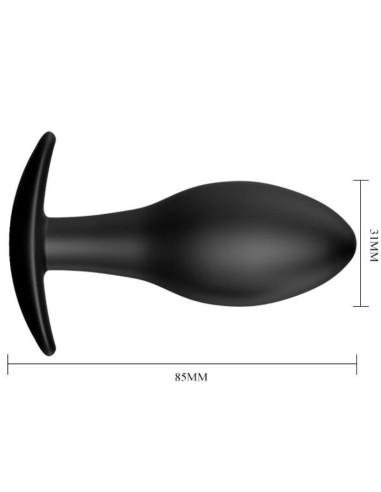 PRETTY LOVE PLUG ANAL SILICONA ANCLA 85 CM NEGRO
