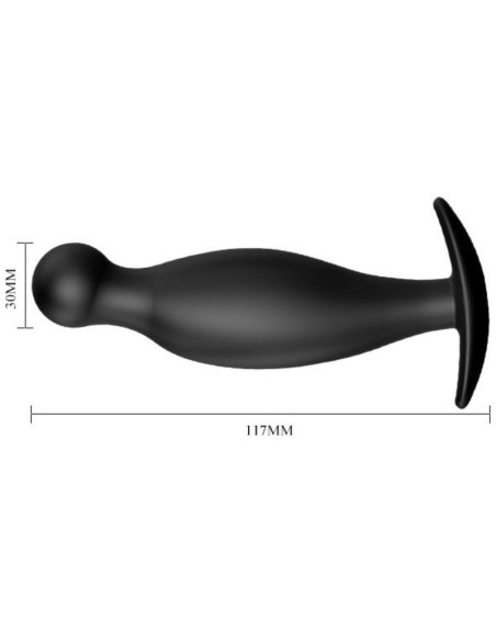 PRETTY LOVE PLUG ANAL SILICONA 117 CM NEGRO