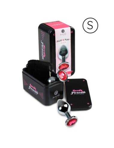 SECRETPLAY PLUG ANAL ALUMINIO FUCSIA 7 CM