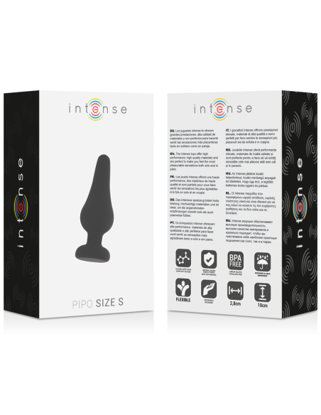 INTENSE ANAL PLUG PIPO S SILICONE NEGRO 98 CM INTENSE ANAL PLUG PIPO S SILICONE NEGRO 98 CM