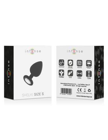INTENSE SHELKI S PLUG ANAL NEGRO