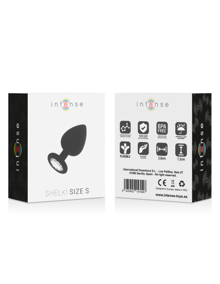 INTENSE SHELKI S PLUG ANAL NEGRO INTENSE SHELKI S PLUG ANAL NEGRO