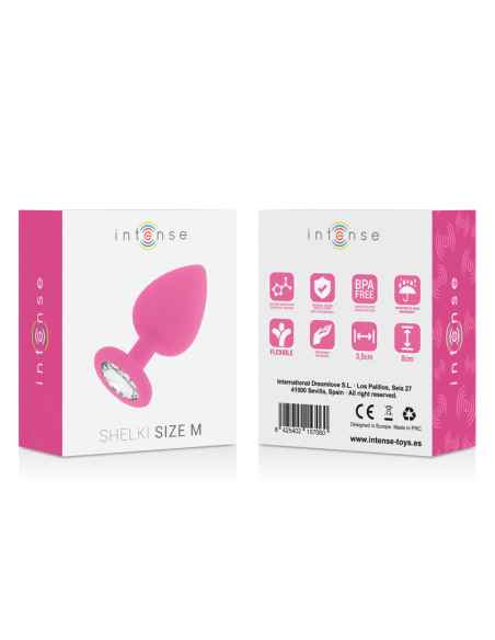 INTENSE SHELKI M PLUG ANAL FUCHSIA INTENSE SHELKI M PLUG ANAL FUCHSIA