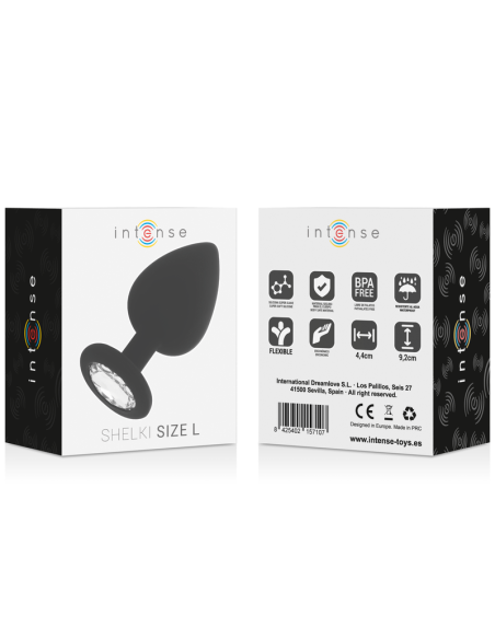 INTENSE SHELKI L PLUG ANAL NEGRO INTENSE SHELKI L PLUG ANAL NEGRO