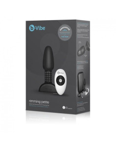 B VIBE RIMMING CONTROL REMOTO ANAL PLUG PETITE NEGRO 2